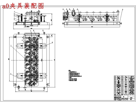 柴油机汽缸盖加工工艺及夹具设计含6张CAD图