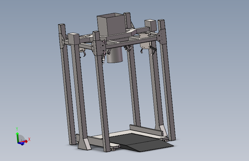吨包机三维模型设计