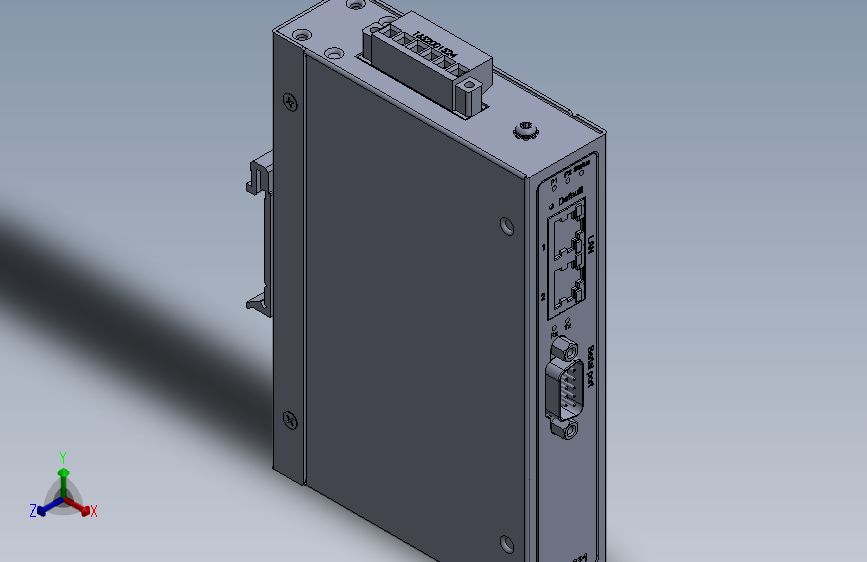 带隔离和宽温度的1端口Modbus网关