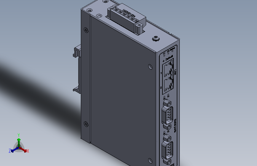 具有隔离和宽温度的2端口Modbus网关