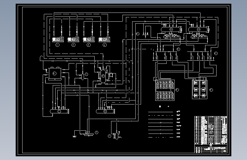 白条肉制冷系统设计系统原理图A0  1189796==60
