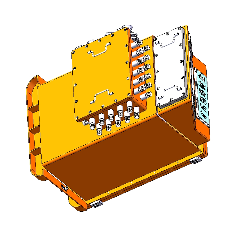 Z2590-矿用隔爆兼本安型PLC控制柜三维SW2018带参==1001065=60
