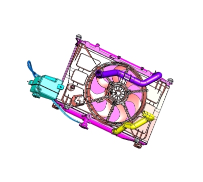 Z2562-汽车冷却系统设计三维CatiaV5R20无参==353934=80