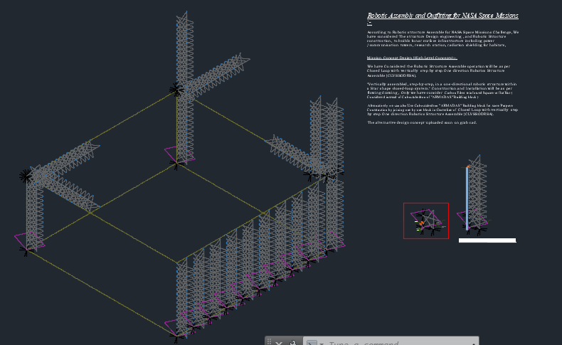 垂直闭环分步单向机器人结构组装(CLVSSODRSA),用于NASA太空任务。