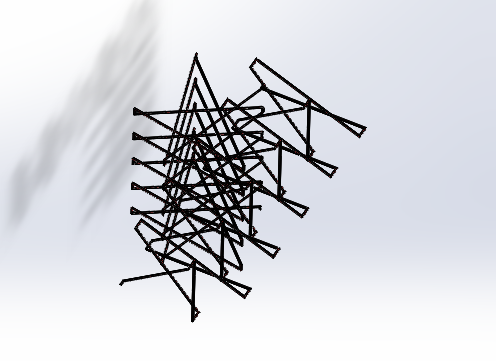 垂直闭环分步单向机器人结构组装(CLVSSODRSA),用于NASA太空任务。