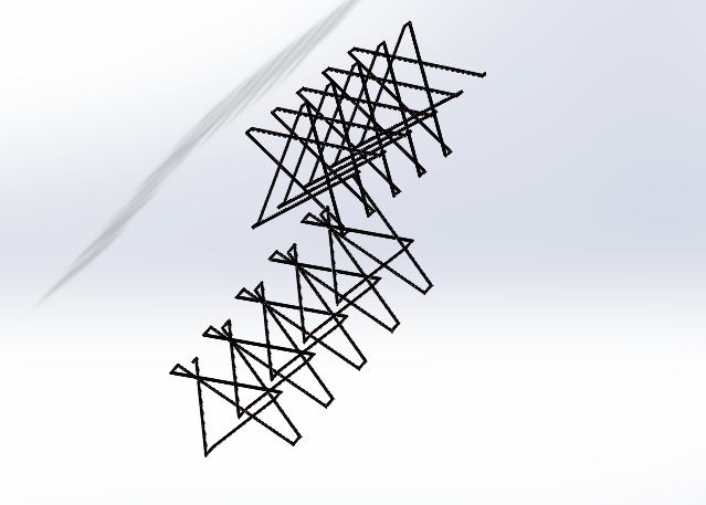 垂直闭环分步单向机器人结构组装(CLVSSODRSA),用于NASA太空任务。