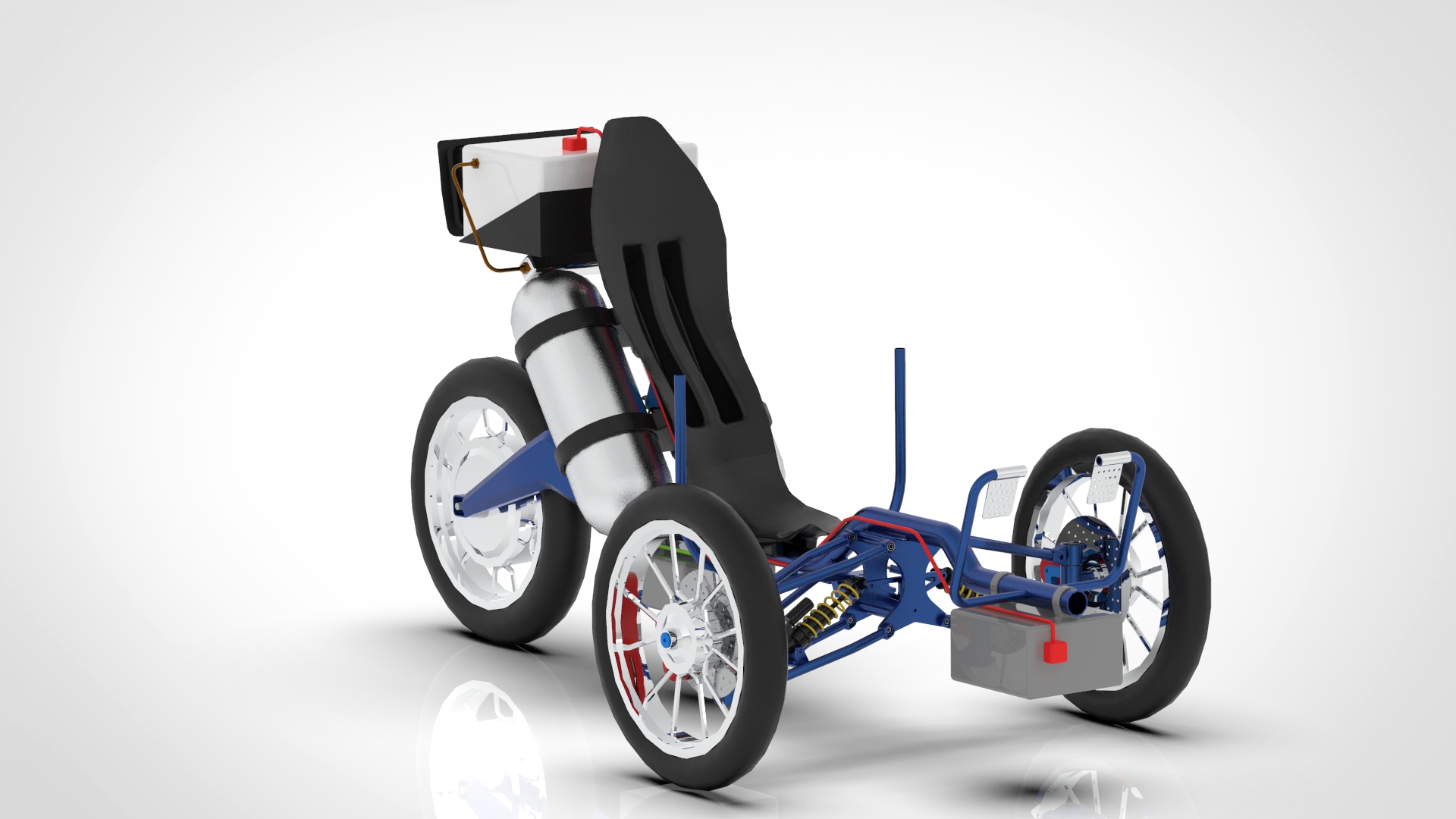 氢气驱动三轮车