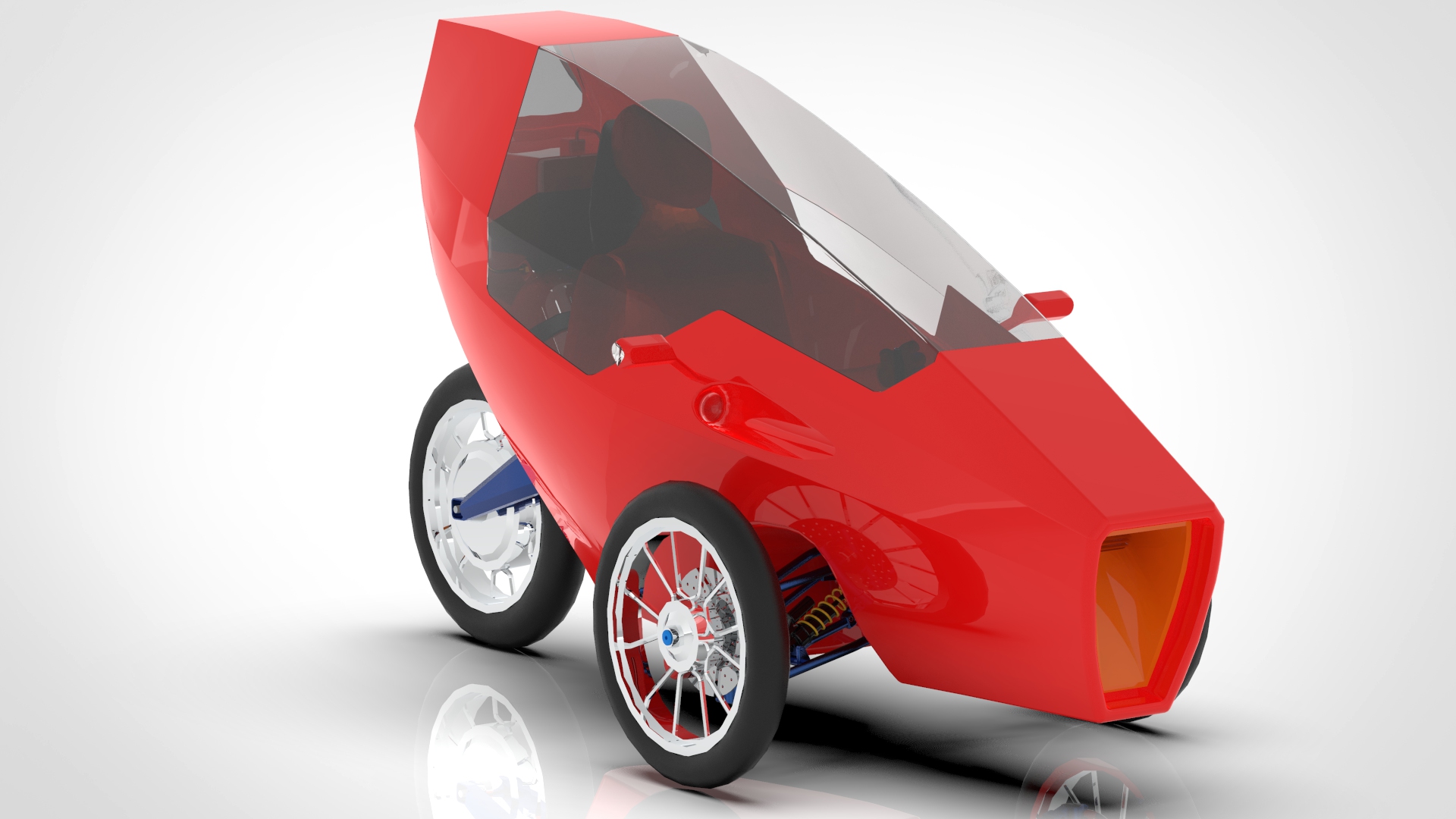 氢气驱动三轮车