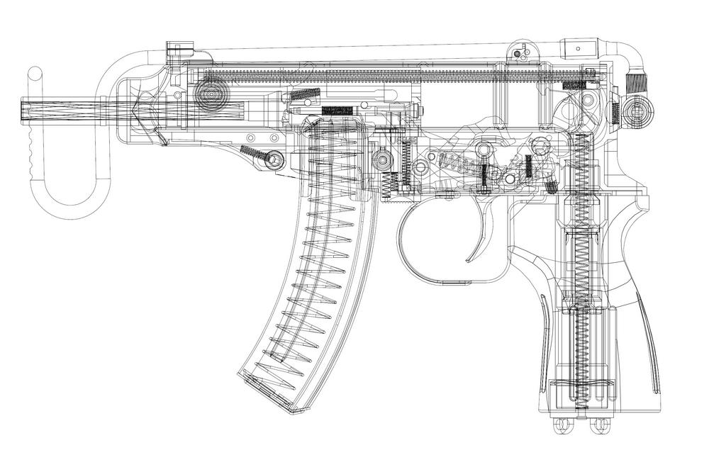 0313-vz.61 Skorpion 冲锋枪