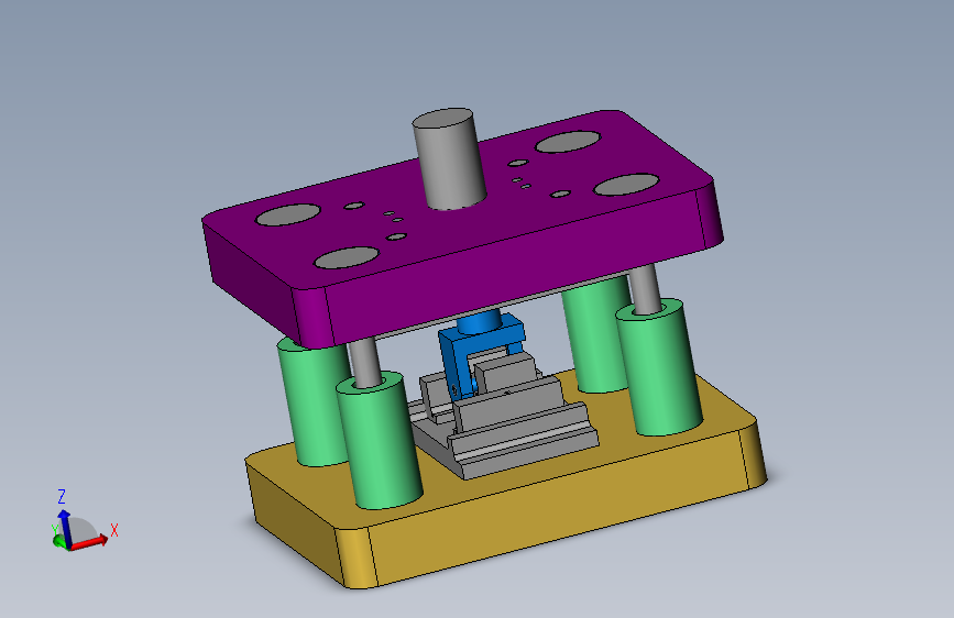 回油管夹片冲压模具设计资料含三维模型+CAD+说明书