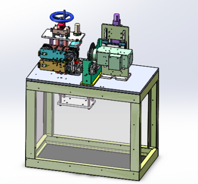 全自动裁断机3D数模图纸 Solidworks18设计