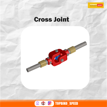 Cross Joint十字接头万向节3D数模图纸 Solidworks设计