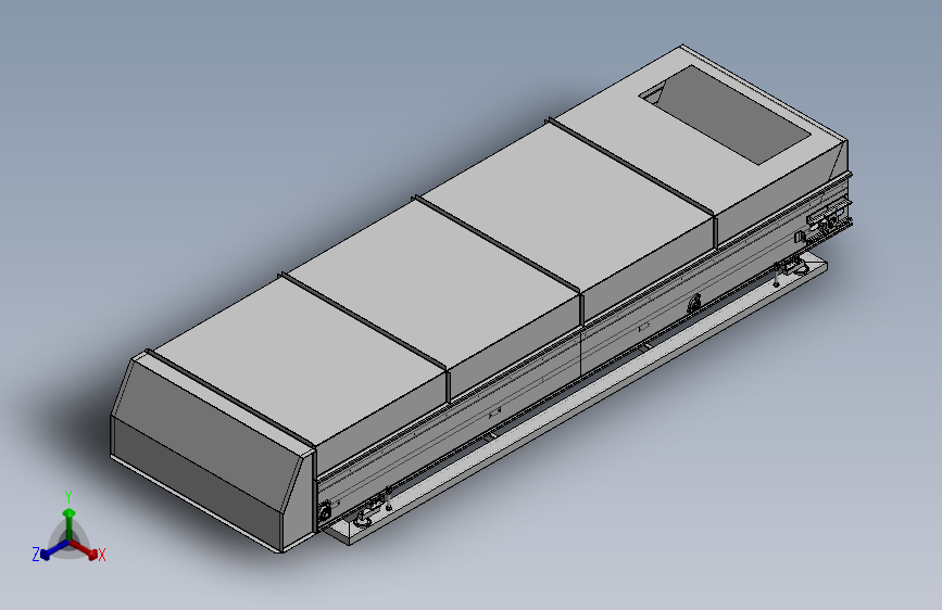 Flow weighing scale流量秤3D数模图纸 Solidworks设计 主视图