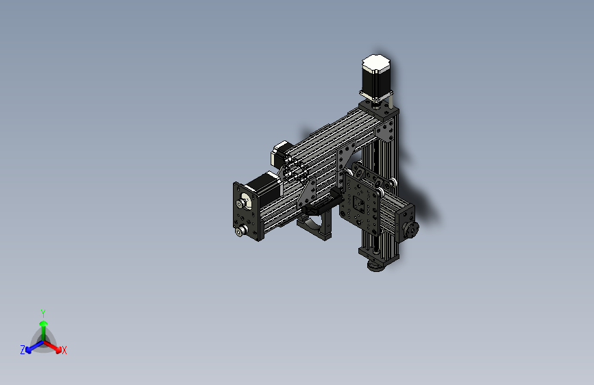 OpenBuilds小型铣床三轴机构3D图纸 STP格式