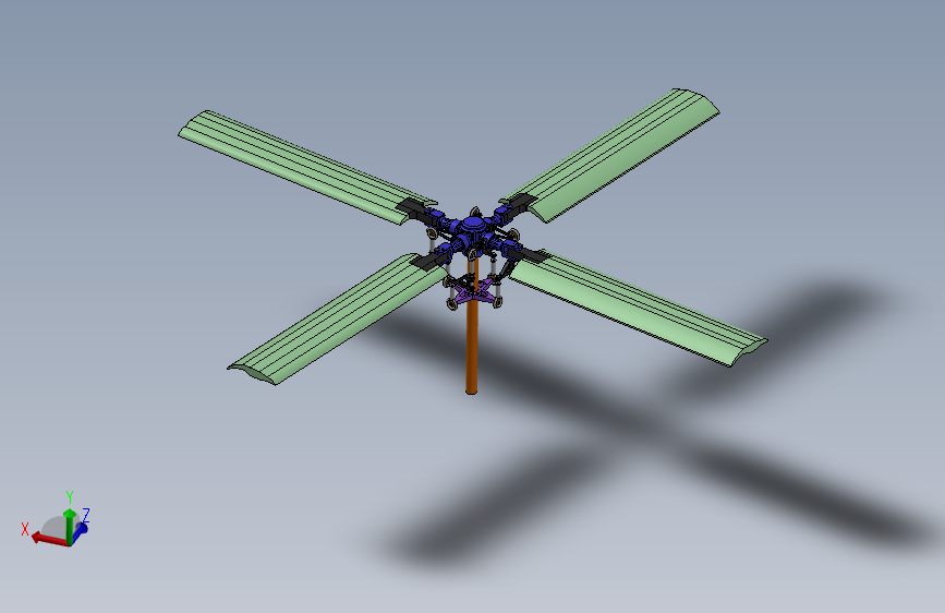 Rotor Blades旋翼螺旋桨结构3D图纸 Solidworks设计