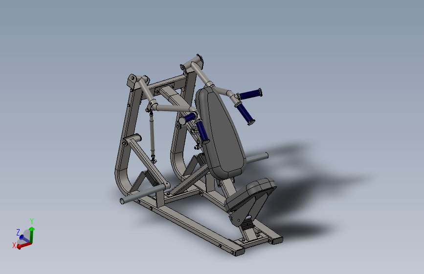 健身器_SOLIDWORKS 2021_模型图纸下载 – 懒石网