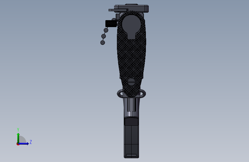 22LR 皮带供弹BFM轻机枪 左侧视图