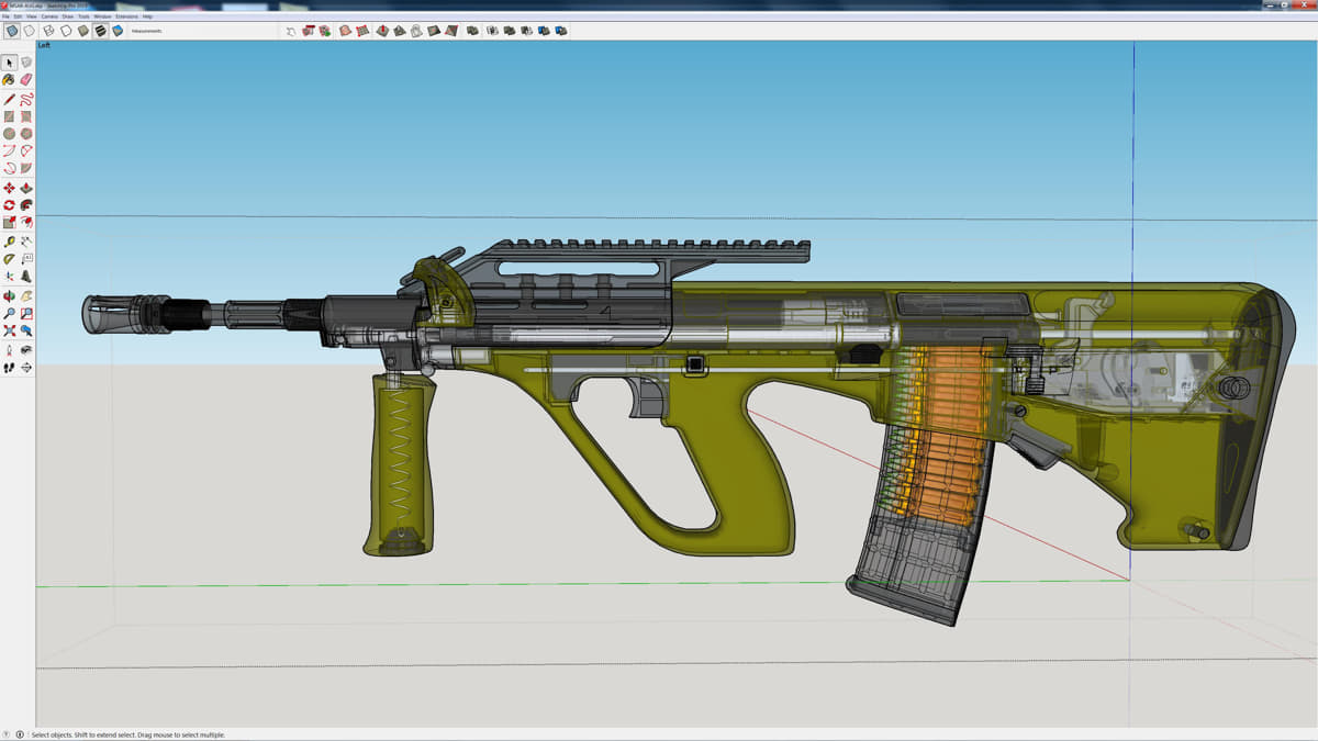 MSAR-AUG STG556 半自动步枪