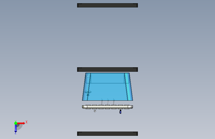 气培模型 俯视图