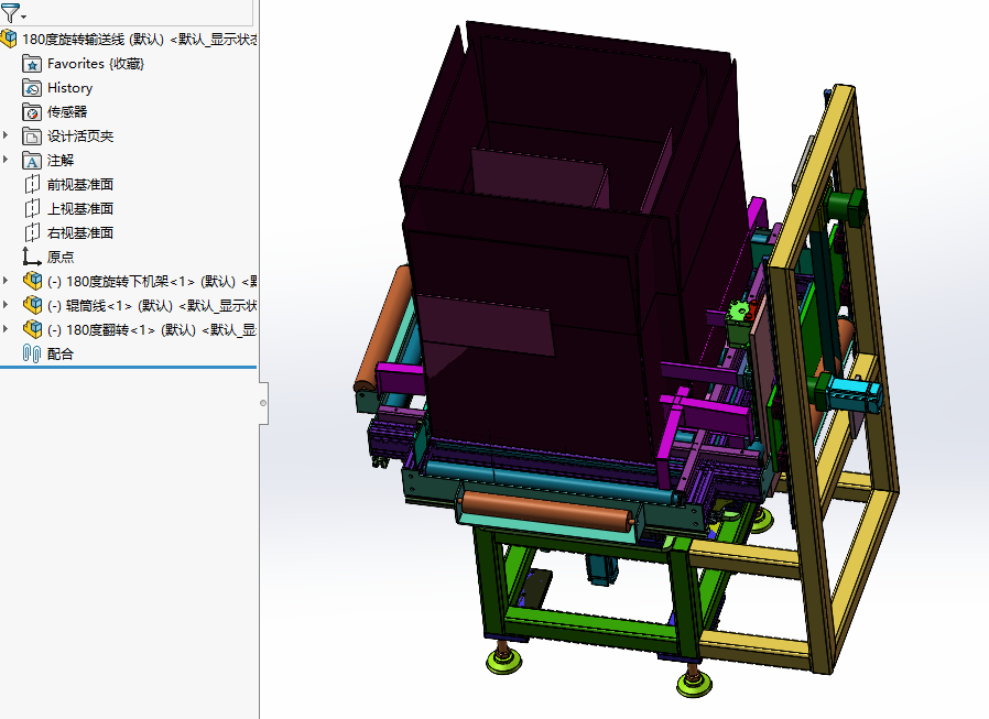 B5417-物流分拣输送线模型(成套)