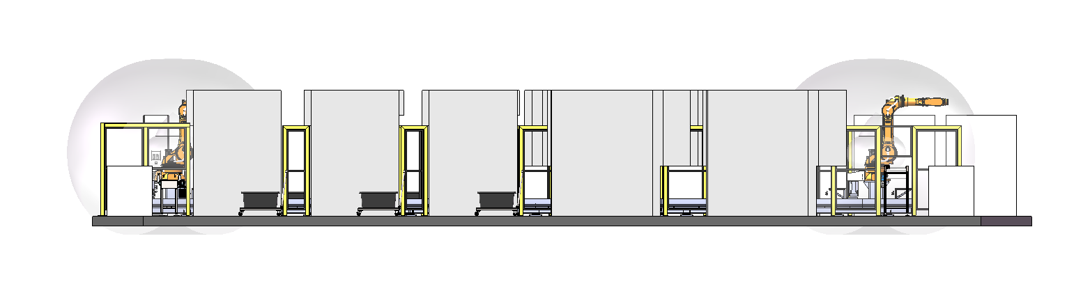 B5731-地轨+机床上下料自动线