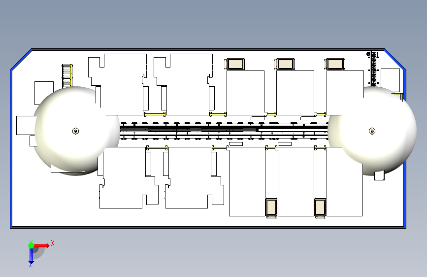 B5731-地轨+机床上下料自动线