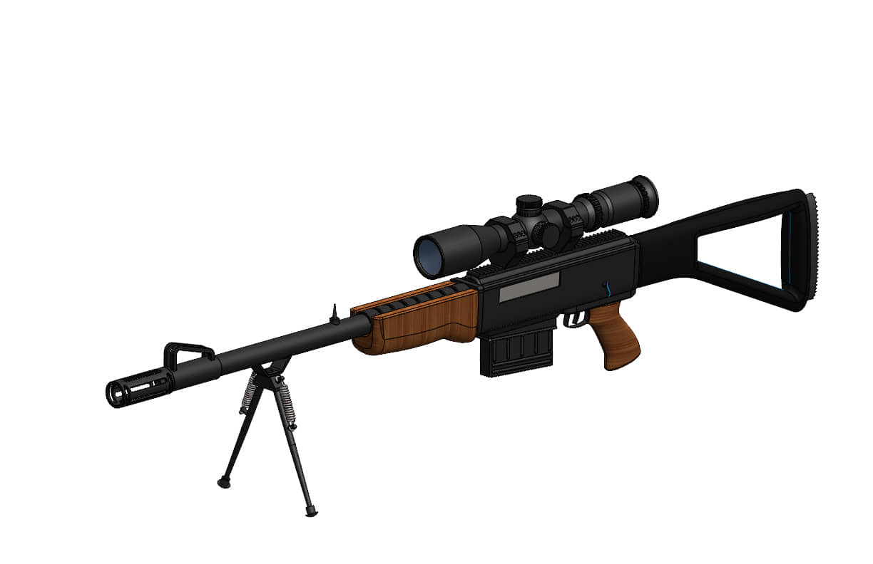 M107狙击步枪模型
