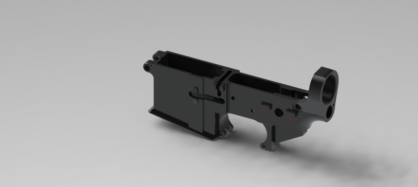 AR15 自动步枪机匣