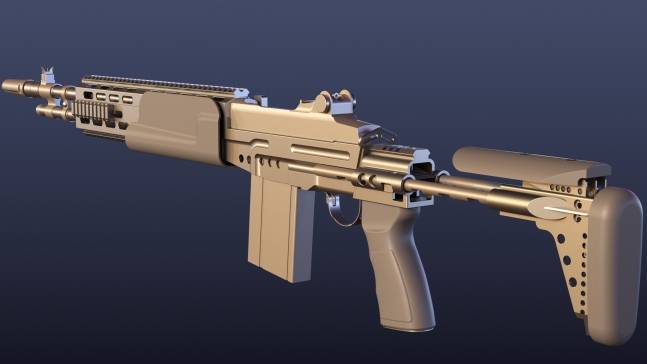 mk-14突击步枪模型