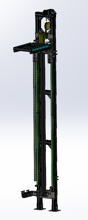 B6097-同步带升降机构