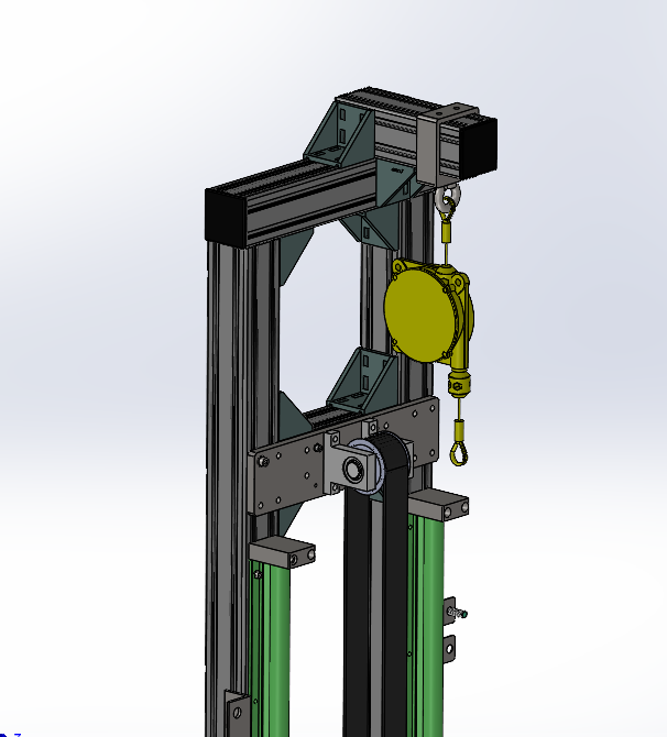 B6097-同步带升降机构