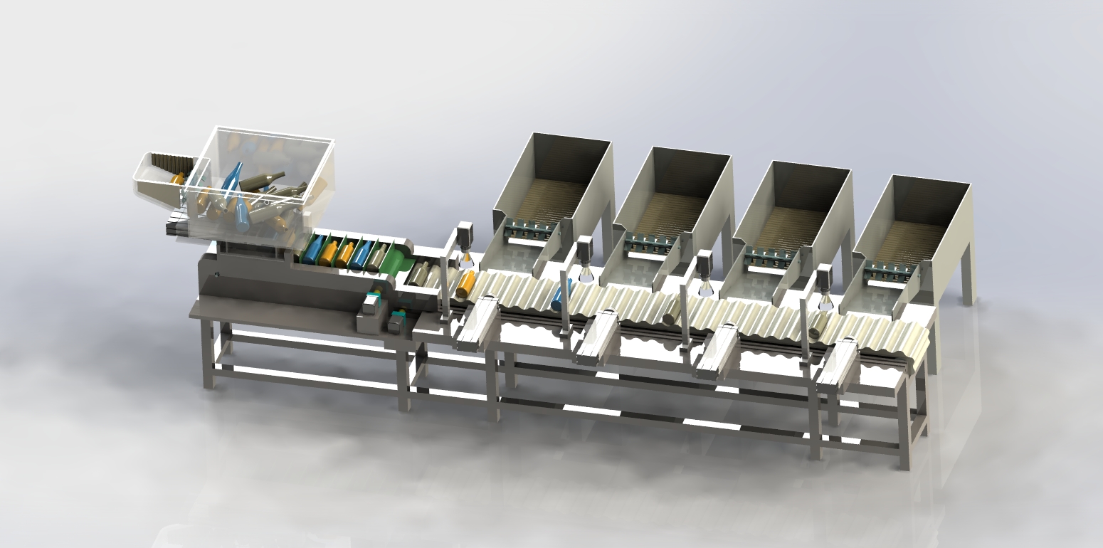 B5481-易拉罐上料分拣机