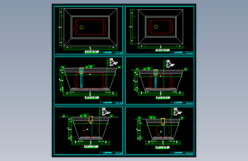 X2240-30立方、50立方玻璃钢蓄水池埋设施工图==442029=10