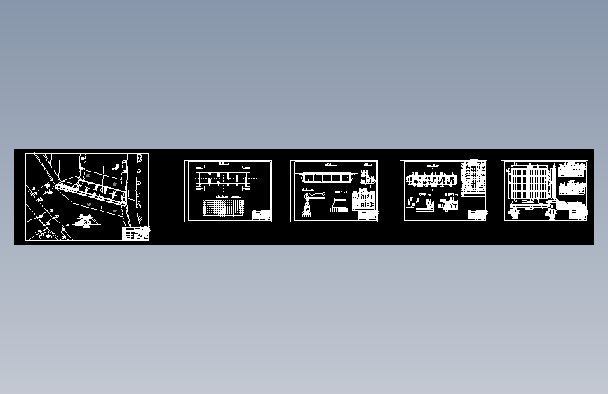 X2204-某河道泵站清污桥、拦污栅结构设计+CAD图纸==1003458=20