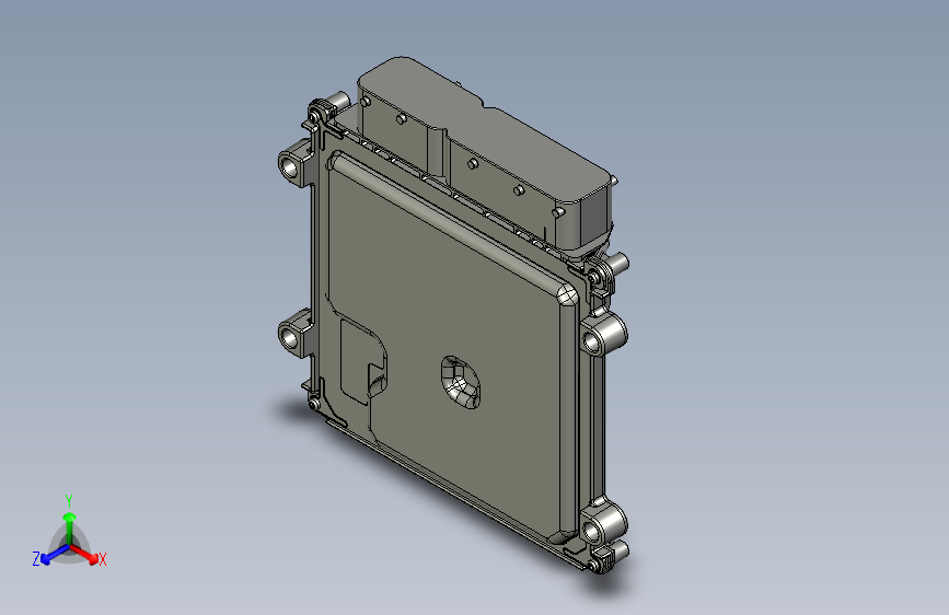 X2388-汽车发动机ECU 3D模型三维Step无参==1044743=30