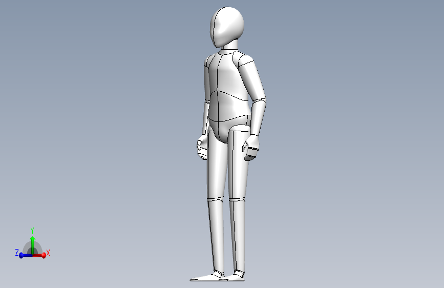 X2396-人体布偶模型三维SW2014无参==136551=10