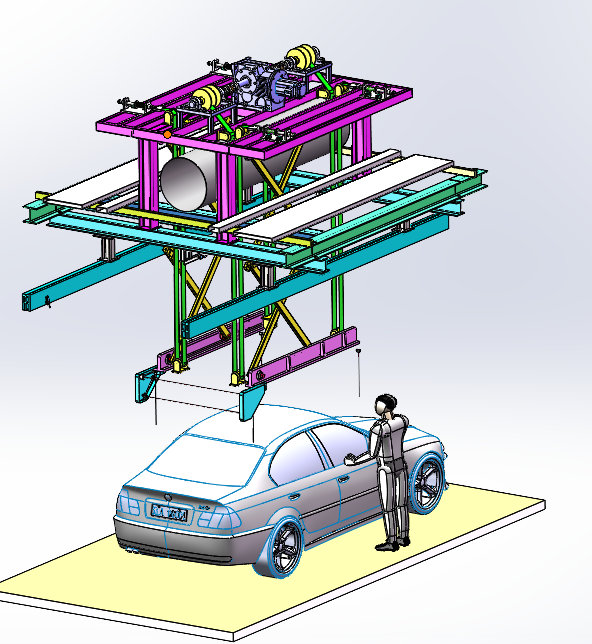 B5988-汽车生产线升降装配系统