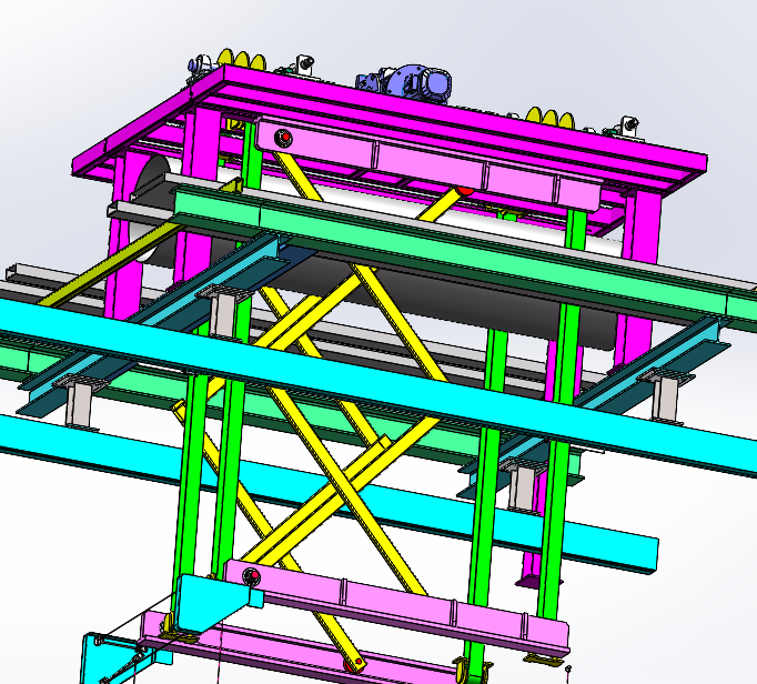 B5988-汽车生产线升降装配系统
