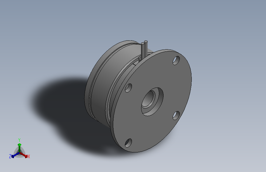 电磁离合器 0.6 - 3.6 Nm, 法兰安装式离合器, 型号 14.100.--.113-14_100_02_113