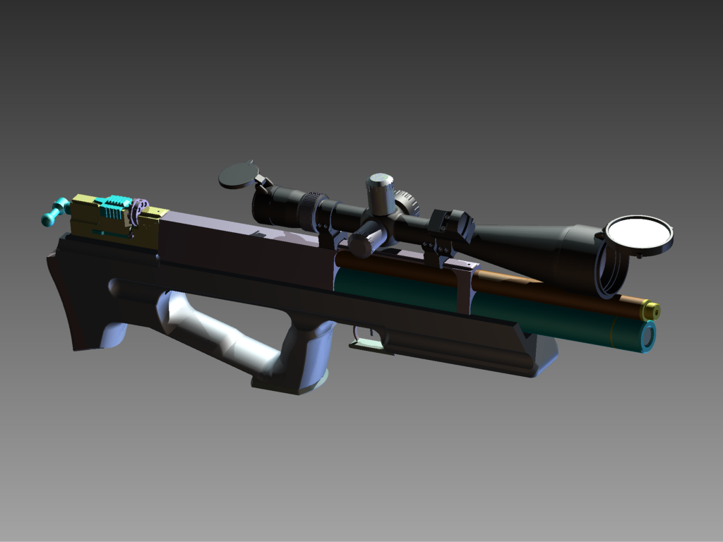 突击步枪-PCP airgun 效果作品