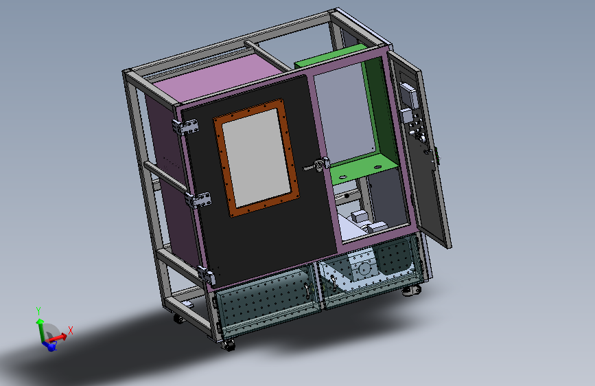真空覆膜機-3D模型