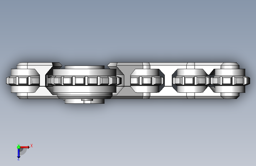 履带结构3D打印图纸 STL格式 部分零件有SOLIDWORKS格式 俯视图
