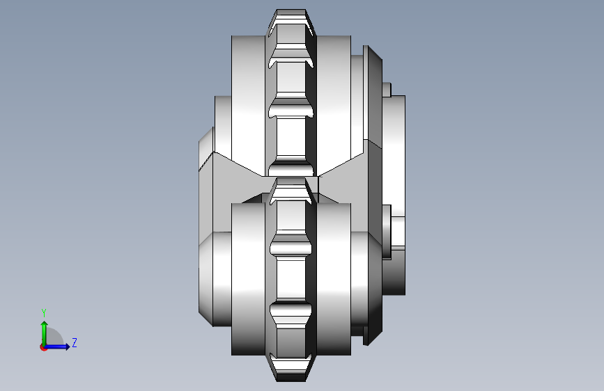 履带结构3D打印图纸 STL格式 部分零件有SOLIDWORKS格式 左侧视图