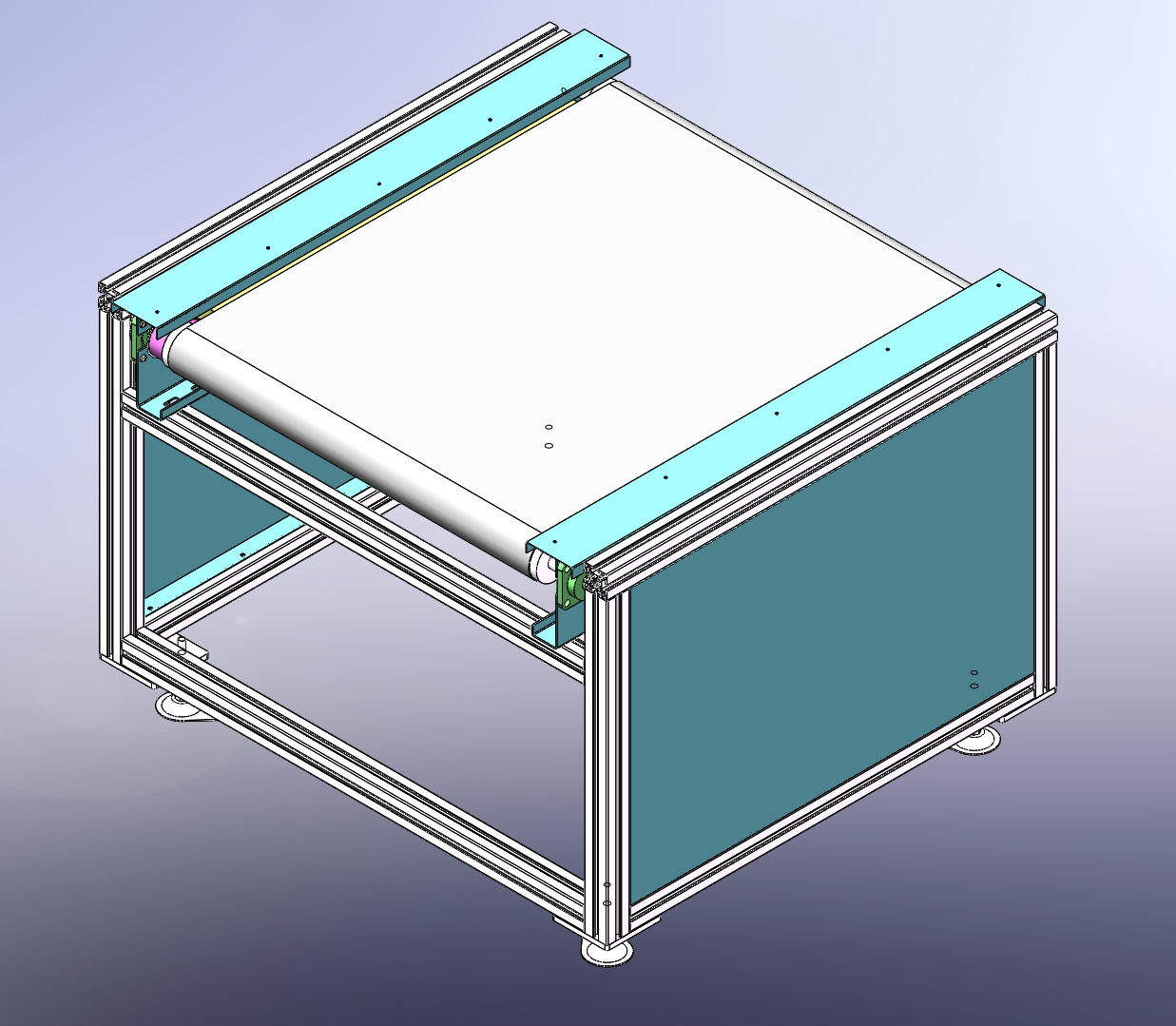 货物分拣输送线结构