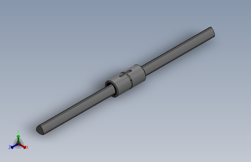 GJZA型凸缘式重型滚动花键副尺寸系列-ball_spline_gjza15-c-p0-1x300