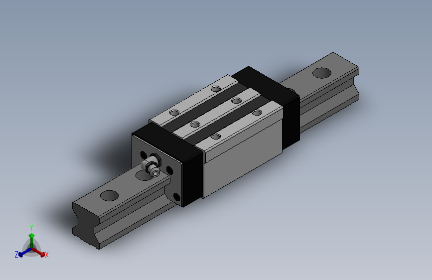 GZB BA_BAL滚柱重载直线导轨副-linear_guideway_gzb25bamm1p_1x220-1