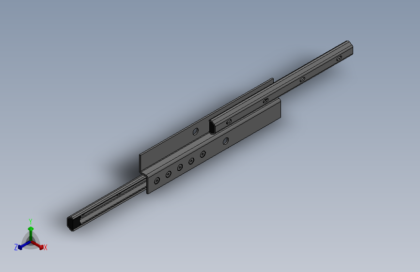 伸缩式轨道 TLAX26 长度 300mm-rail_tlax26-0300_01 (1)