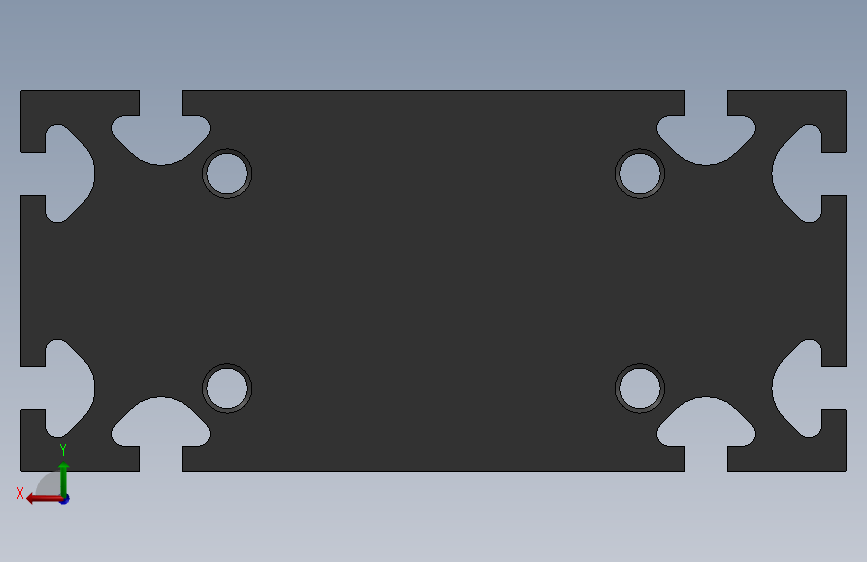 线性带式输送机 - KMCD系列-linear_table_kmcd_100_100_335 背面视图