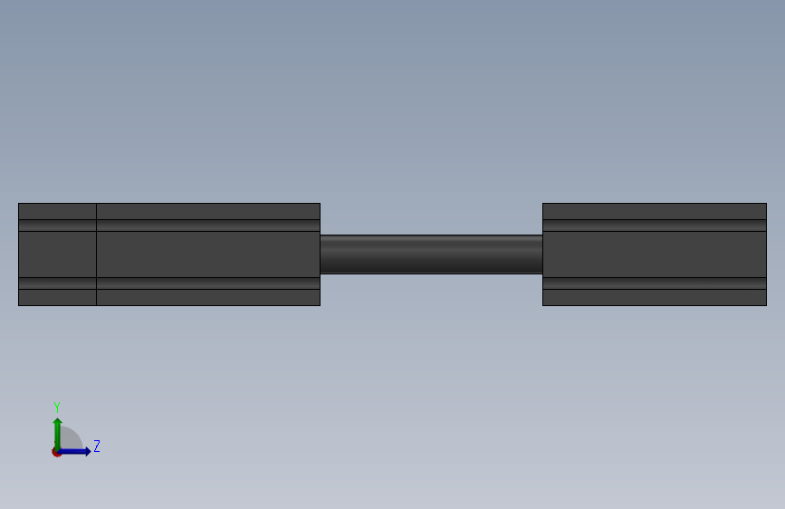 线性带式输送机 - KMCD系列-linear_table_kmcd_100_100_335 左侧视图