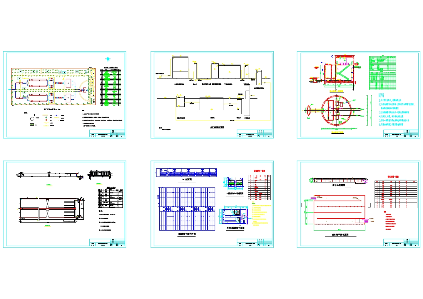 D1607-某市路南区18万m3d给水处理厂工艺设计+CAD+说明书==864965=250